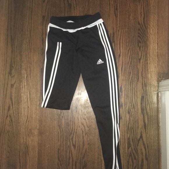 adidas Pants - grey and white size XS adidas pants